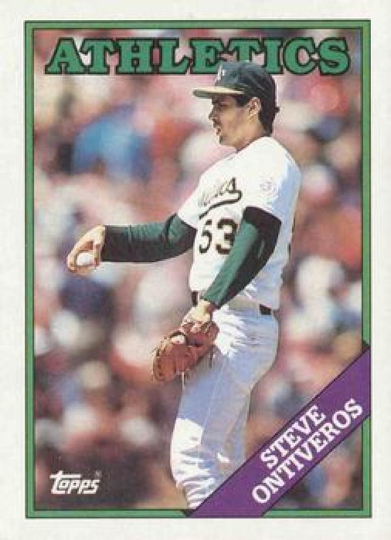 1988 Topps #272 Steve Ontiveros NM-MT Oakland Athletics 