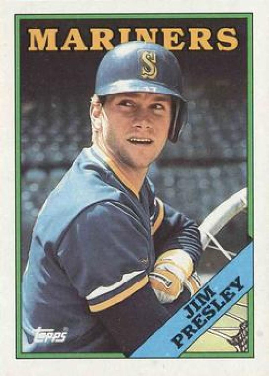 1988 Topps #285 Jim Presley NM-MT Seattle Mariners 