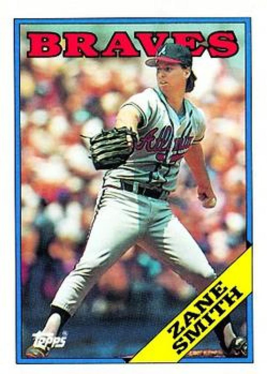 1988 Topps #297 Zane Smith NM-MT Atlanta Braves 