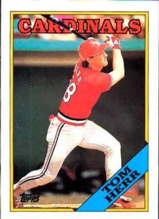 1988 Topps #310 Tom Herr NM-MT St. Louis Cardinals 