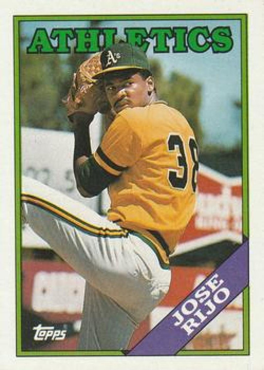 1988 Topps #316 Jose Rijo NM-MT Oakland Athletics 