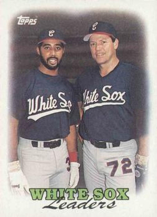 1988 Topps #321 White Sox Team Leaders NM-MT Chicago White Sox 