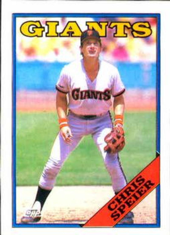 1988 Topps #329 Chris Speier NM-MT San Francisco Giants 