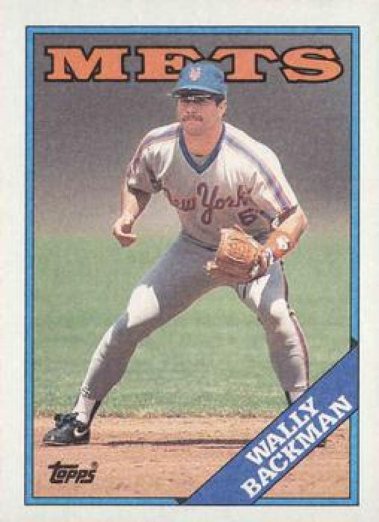 1988 Topps #333 Wally Backman NM-MT New York Mets 