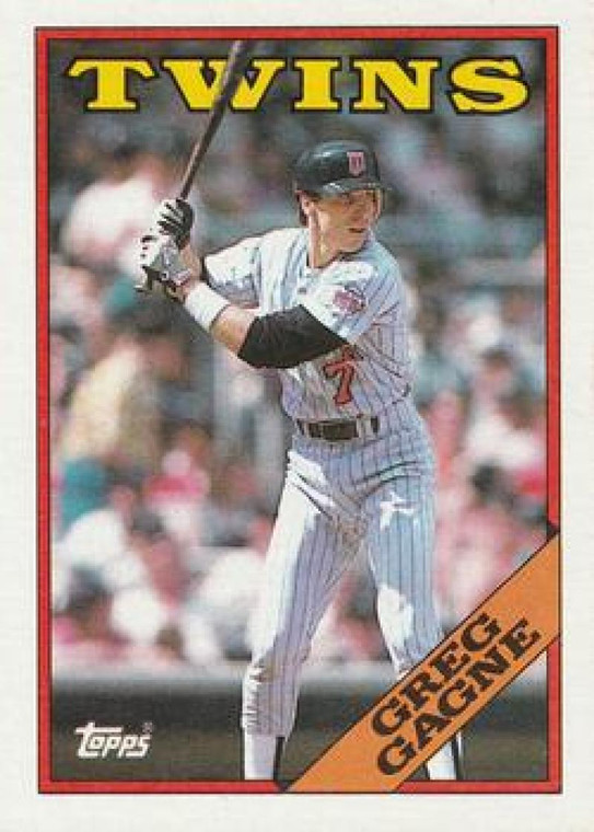 1988 Topps #343 Greg Gagne NM-MT Minnesota Twins 