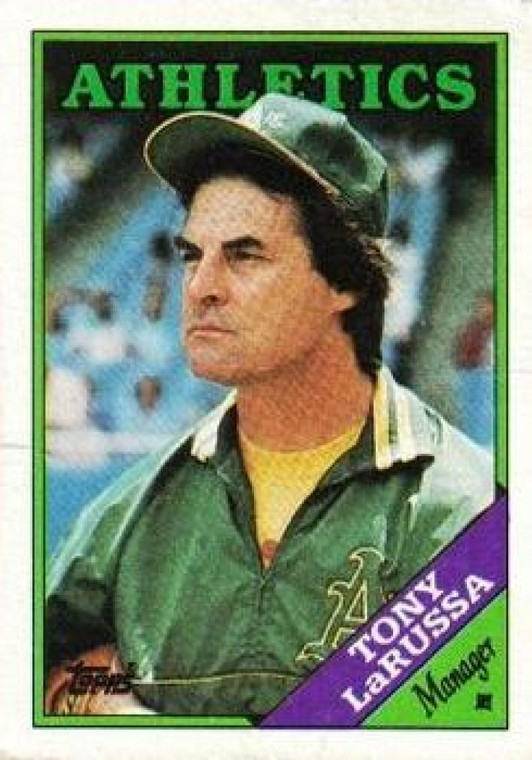 1988 Topps #344 Tony LaRussa MG NM-MT Oakland Athletics 