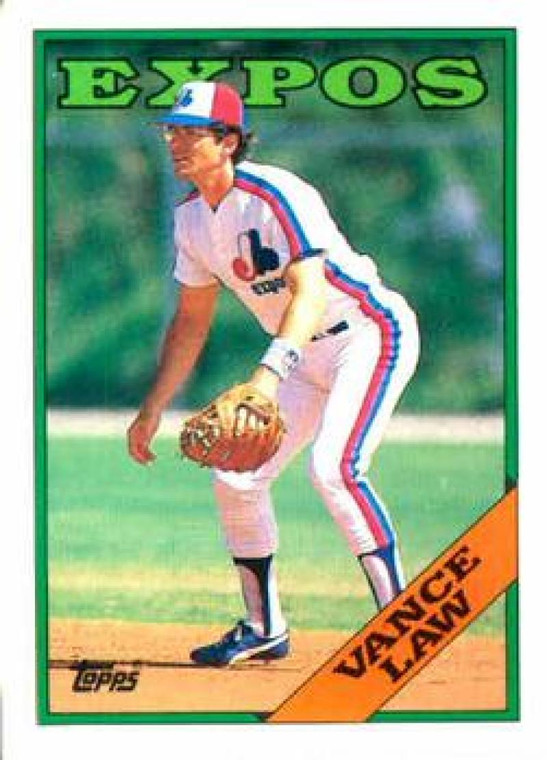 1988 Topps #346 Vance Law NM-MT Montreal Expos 