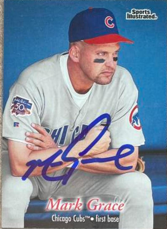 Mark Grace Autographed 1997 Sports Illustrated #96