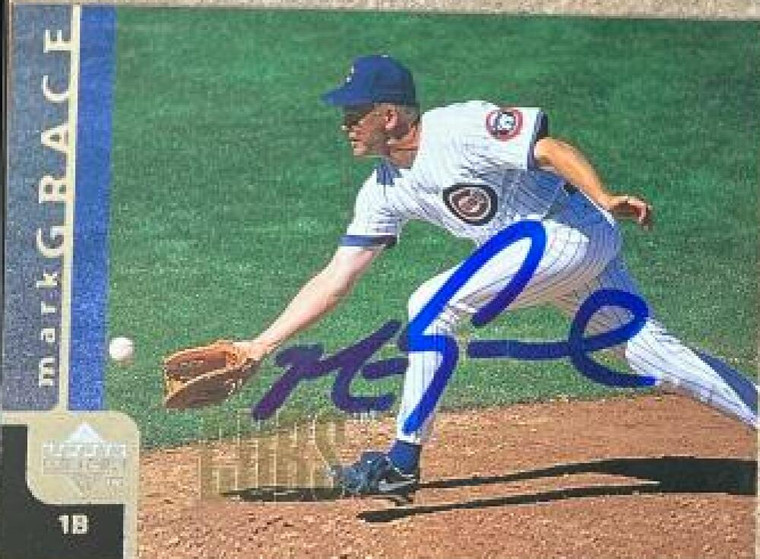 Mark Grace Autographed 1998 Upper Deck #52 