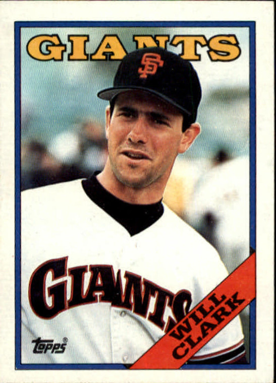 1988 Topps #350 Will Clark NM-MT San Francisco Giants 
