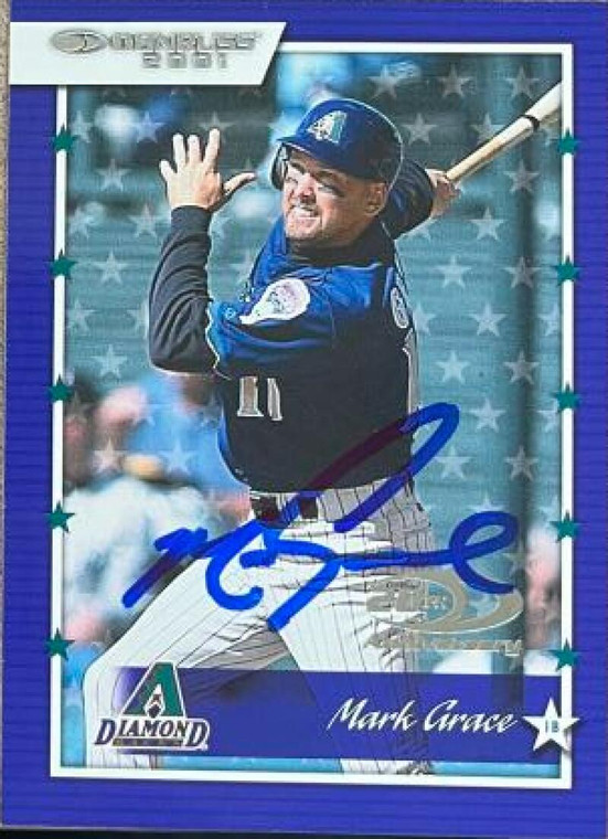 Mark Grace Autographed 2001 Donruss #38