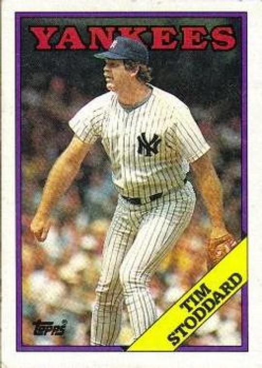 1988 Topps #359 Tim Stoddard NM-MT New York Yankees 