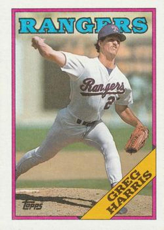 1988 Topps #369 Greg Harris NM-MT Texas Rangers 