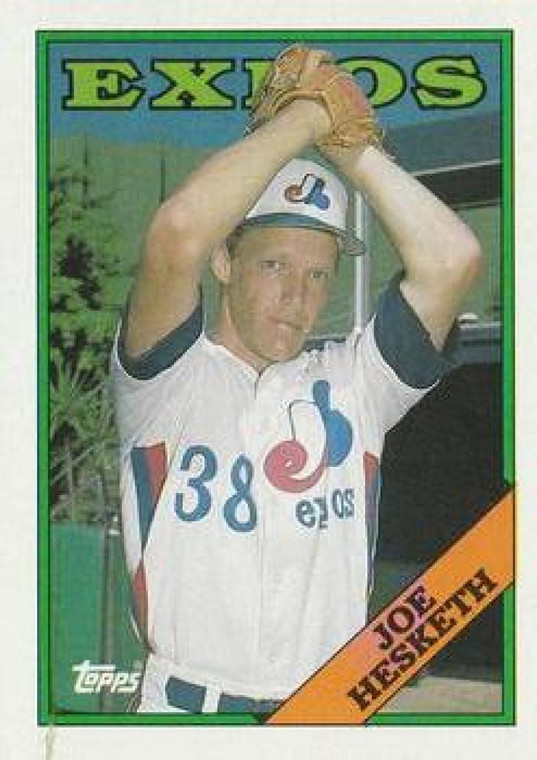 1988 Topps #371 Joe Hesketh NM-MT Montreal Expos 