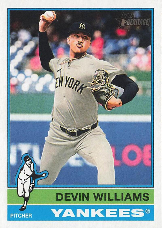 2025 Topps Heritage #376 Devin Williams NM-MT  New York Yankees 