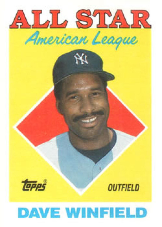 1988 Topps #392 Dave Winfield AS NM-MT New York Yankees 