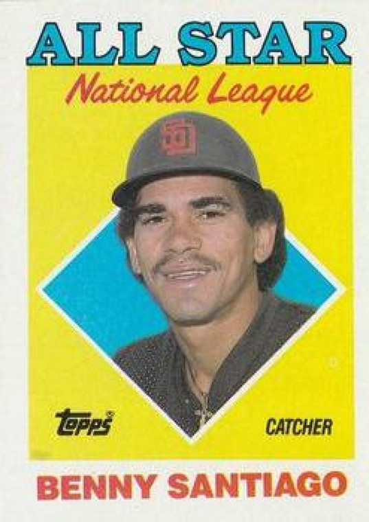 1988 Topps #404 Benito Santiago AS NM-MT San Diego Padres 