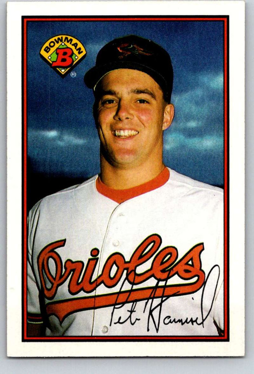 1989 Bowman #4 Pete Harnisch VG RC Rookie Baltimore Orioles 