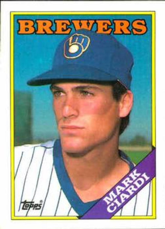 1988 Topps #417 Mark Ciardi NM-MT RC Rookie Milwaukee Brewers 