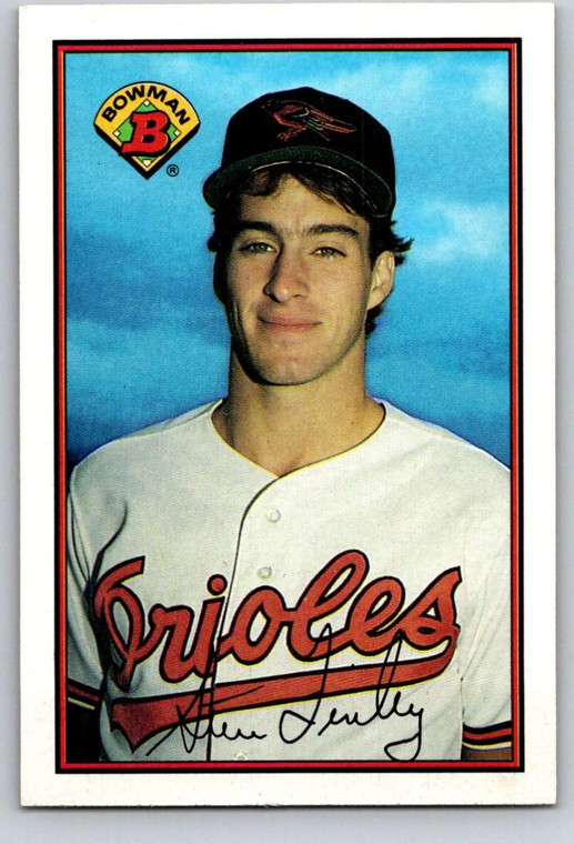 1989 Bowman #15 Steve Finley VG RC Rookie Baltimore Orioles 