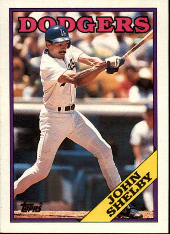 1988 Topps #428 John Shelby NM-MT Los Angeles Dodgers 