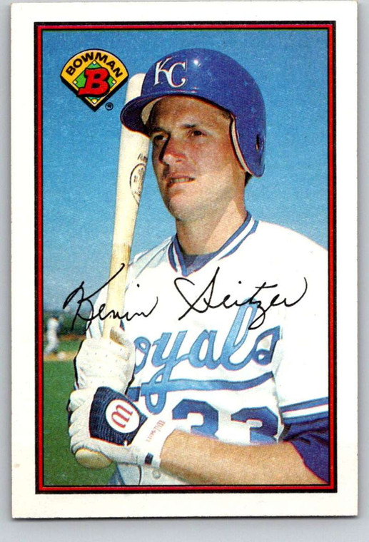 1989 Bowman #123 Kevin Seitzer VG Kansas City Royals 