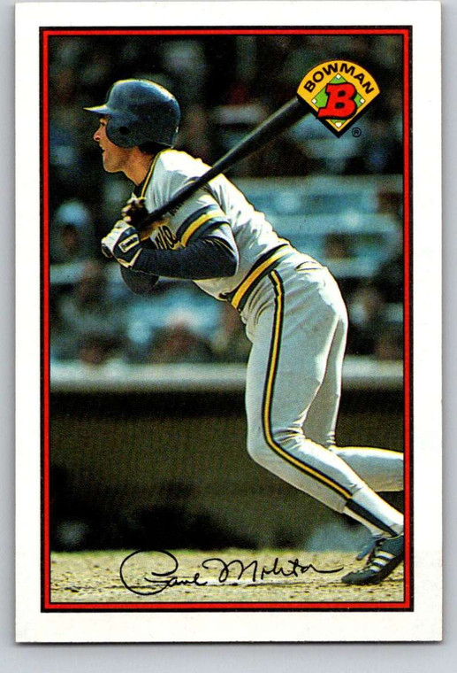 1989 Bowman #140 Paul Molitor VG Milwaukee Brewers 