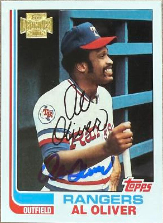 Al Oliver Autographed 2002 Topps Archives #91 1982 #590