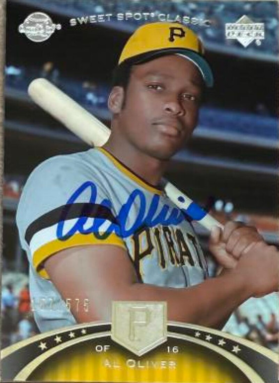 Al Oliver Autographed 2007 Upper Deck Sweet Spot Classic #69 SN575