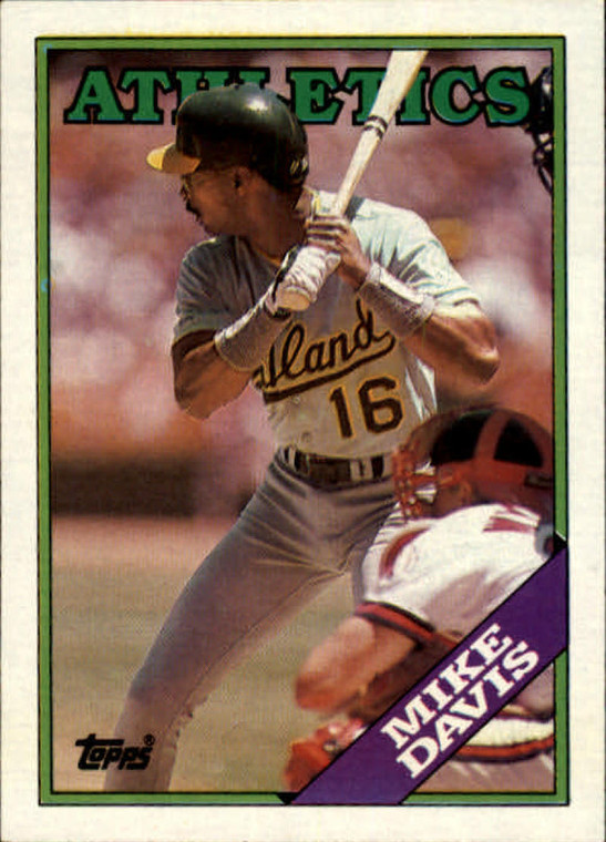 1988 Topps #448 Mike Davis NM-MT Oakland Athletics 