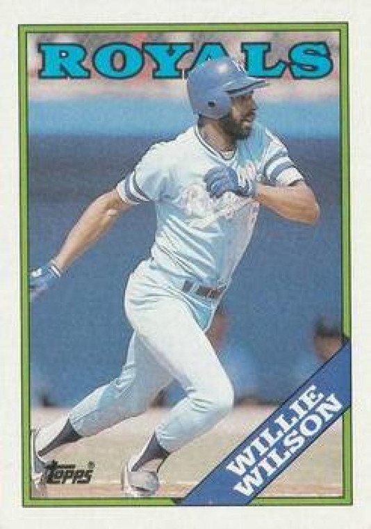 1988 Topps #452 Willie Wilson NM-MT Kansas City Royals 