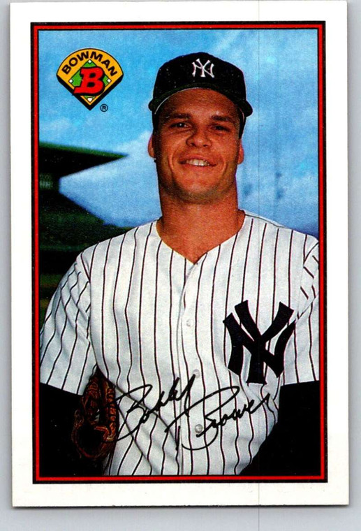 1989 Bowman #182 Bob Brower VG New York Yankees 