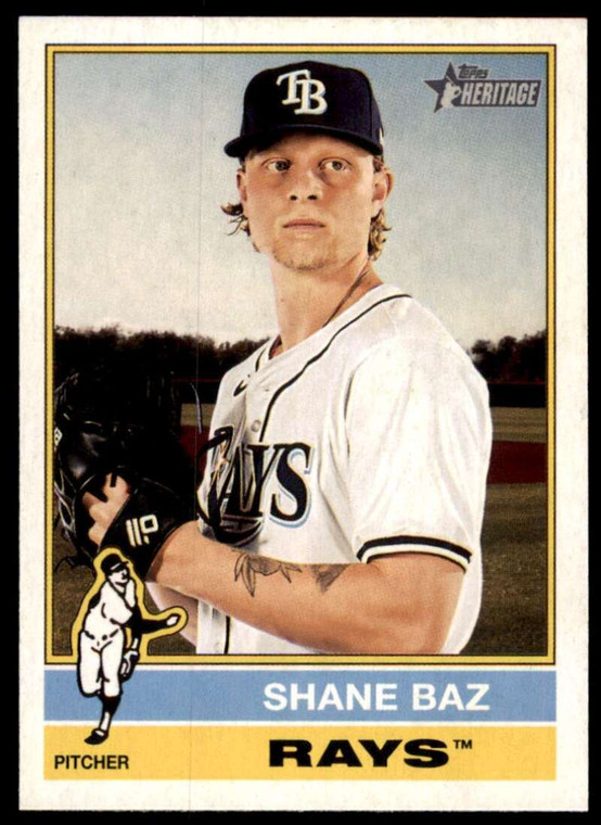 2025 Topps Heritage #363 Shane Baz NM-MT  Tampa Bay Rays 
