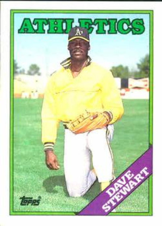 1988 Topps #476 Dave Stewart NM-MT Oakland Athletics 