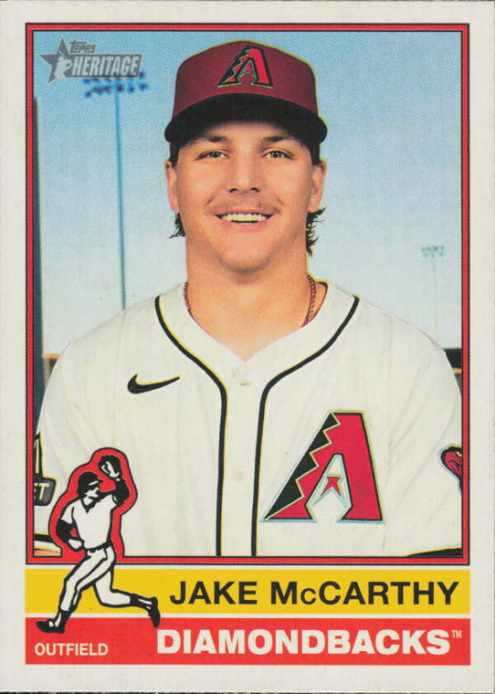 2025 Topps Heritage #473 Jake Mccarthy NM-MT  SP Arizona Diamondbacks 