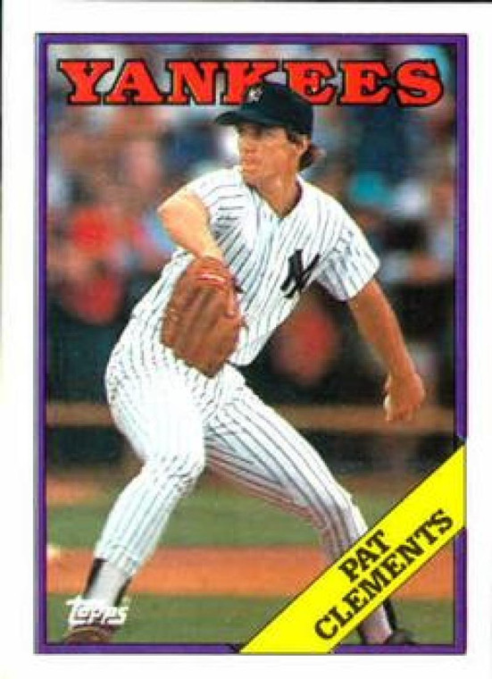 1988 Topps #484 Pat Clements NM-MT New York Yankees 