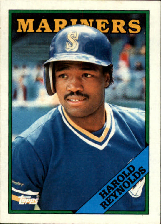 1988 Topps #485 Harold Reynolds NM-MT Seattle Mariners 