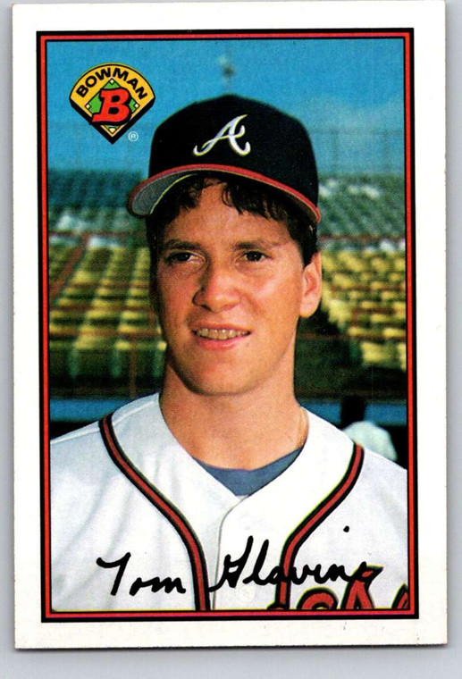 1989 Bowman #267 Tom Glavine VG Atlanta Braves 