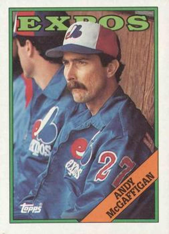 1988 Topps #488 Andy McGaffigan NM-MT Montreal Expos 