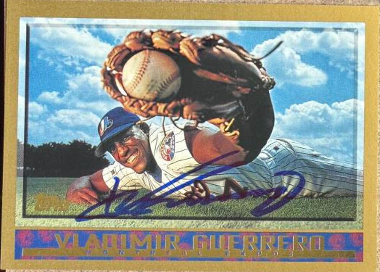 Vladimir Guerrero Autographed 1998 Topps #5