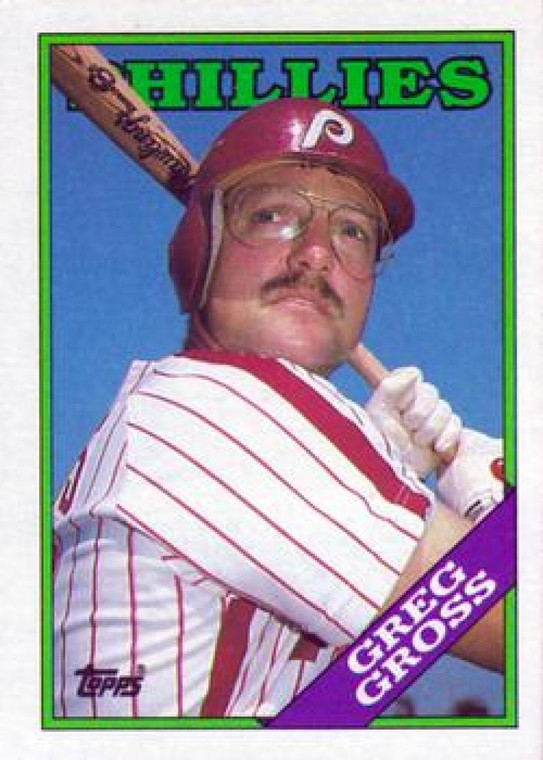 1988 Topps #518 Greg Gross NM-MT Philadelphia Phillies 