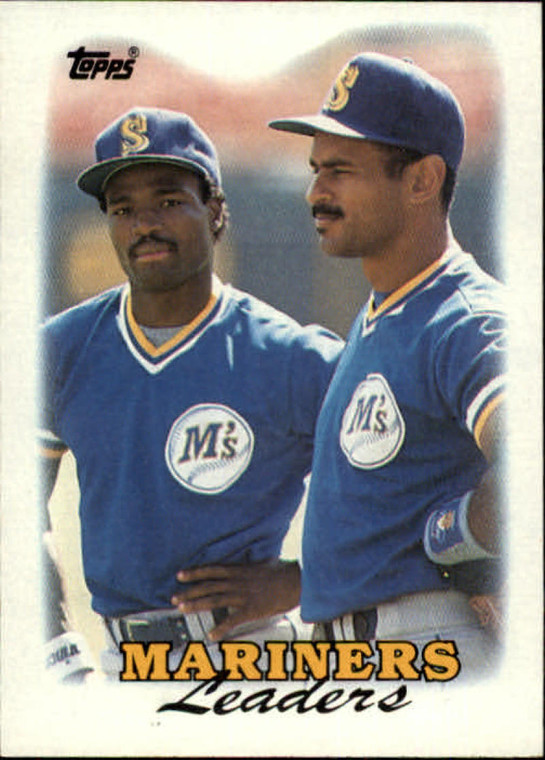 1988 Topps #519 Mariners Team Leaders NM-MT Seattle Mariners 