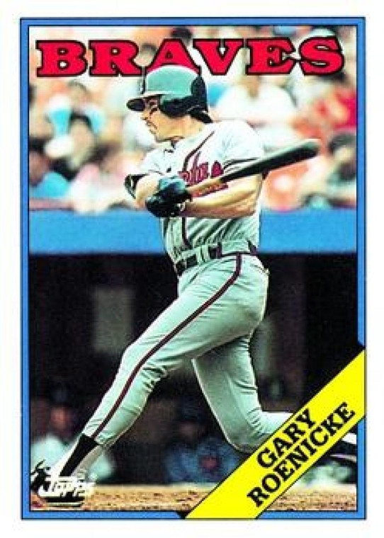 1988 Topps #523 Gary Roenicke NM-MT Atlanta Braves 