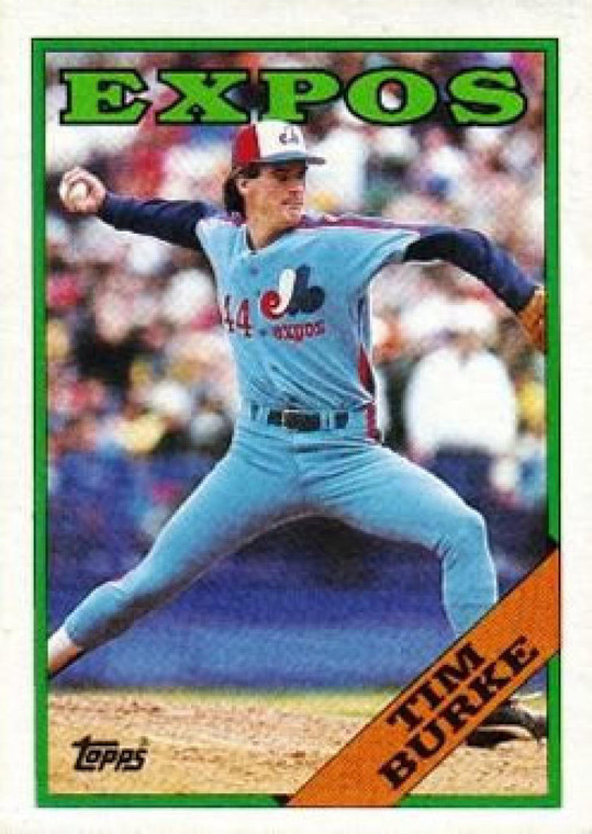 1988 Topps #529 Tim Burke NM-MT Montreal Expos 
