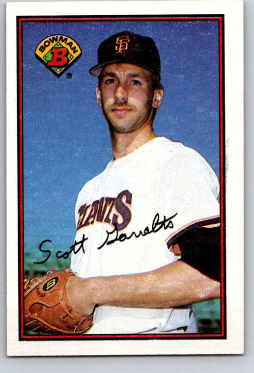 1989 Bowman #467 Scott Garrelts VG San Francisco Giants 