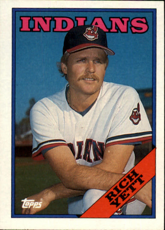 1988 Topps #531 Rich Yett NM-MT Cleveland Indians 