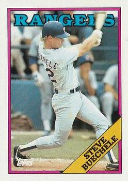 1988 Topps #537 Steve Buechele NM-MT Texas Rangers 