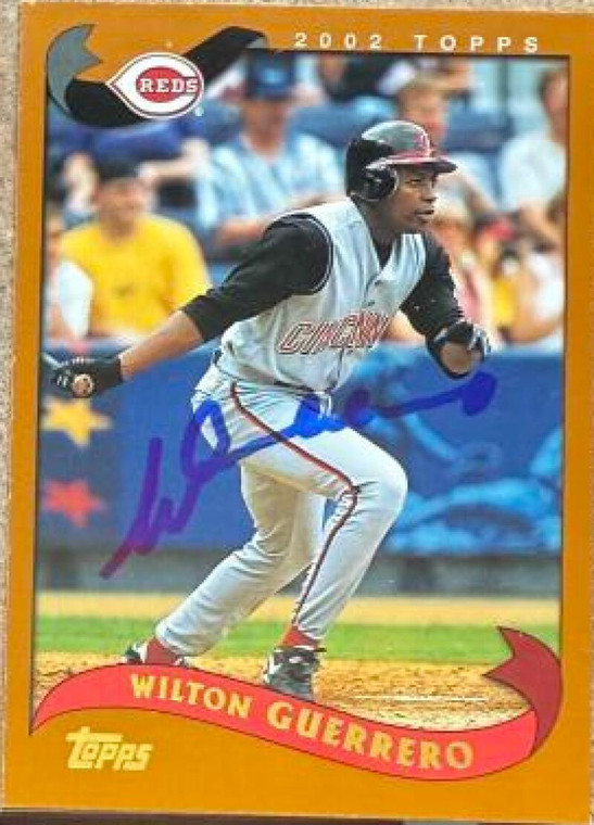Wilton Guerrero Autographed 2002 Topps #506