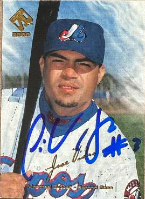 Jose Vidro Autographed 2000 Pacific Private Stock #88