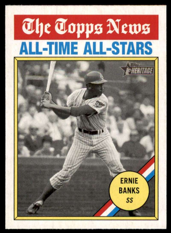 2025 Topps Heritage #343 Ernie Banks NM-MT  Chicago Cubs 